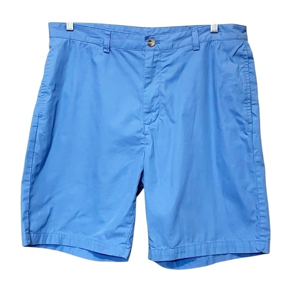 Vineyard Vines Men’s 9” Club Short Cotton Twill Blue Size 36 Preppy Classic - Picture 6 of 6